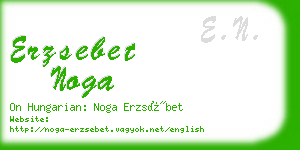 erzsebet noga business card